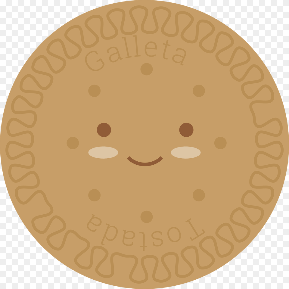 Cookie With A Happy Face Clipart, Food, Sweets, Disk Png