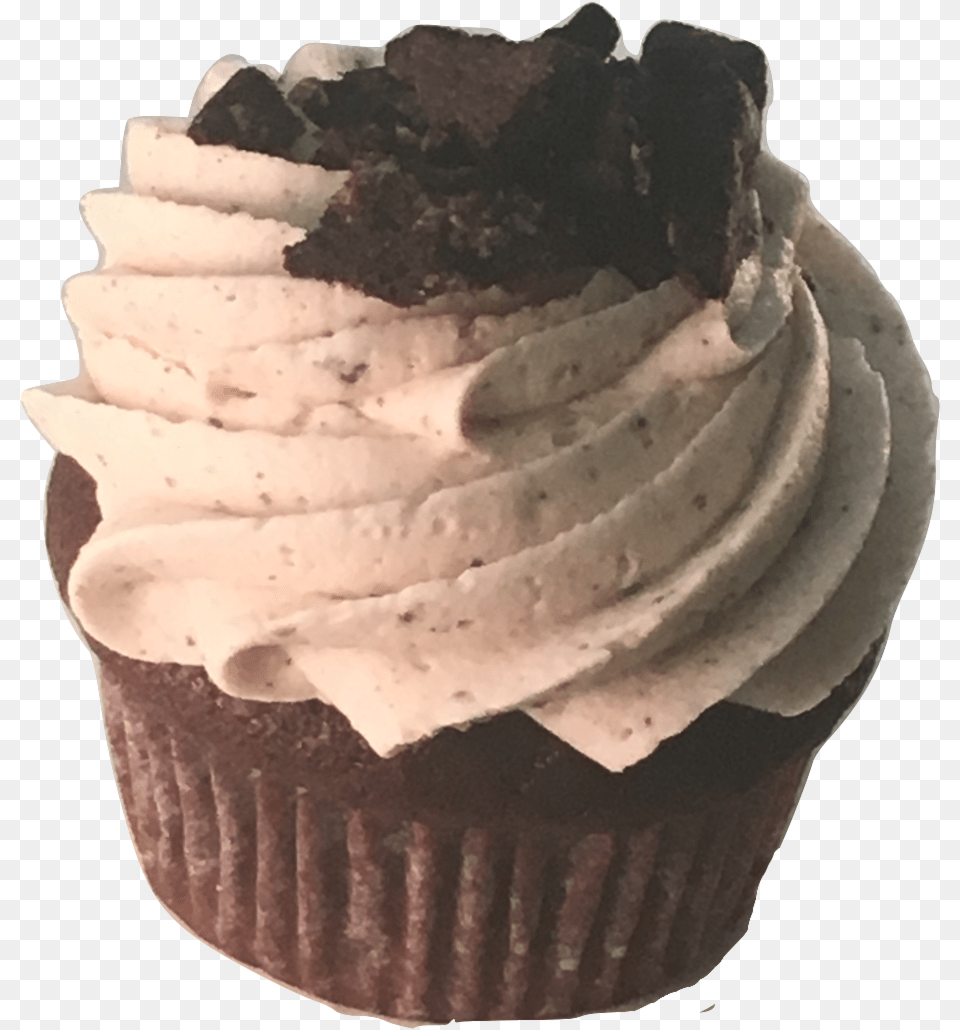 Cookies Amp Cream Cupcake, Cake, Dessert, Food, Icing Free Transparent Png