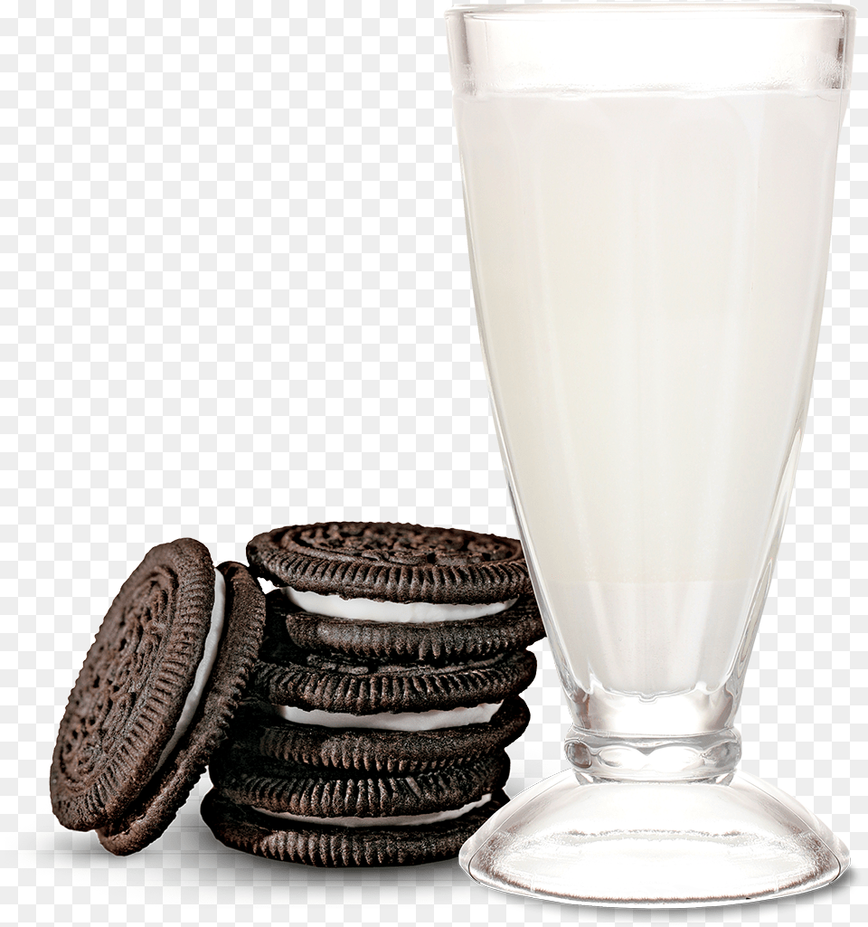 Cookies And Cream, Beverage, Glass, Milk, Dairy Png Image