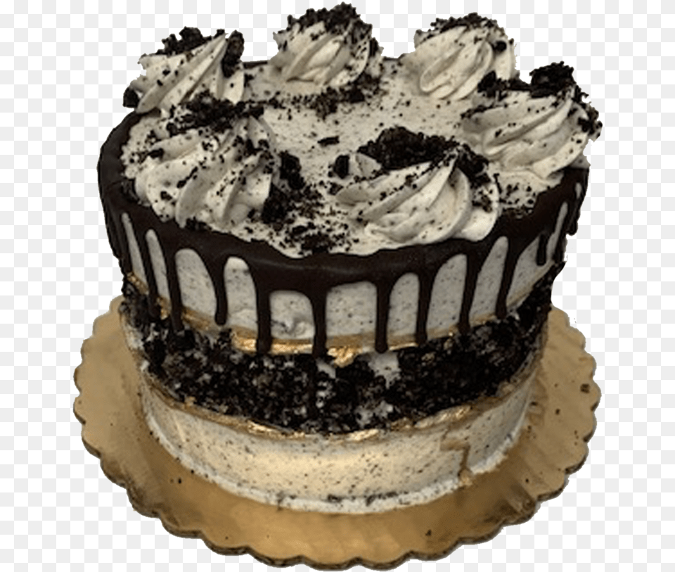 Cookies And Cream Chocolate Cake, Birthday Cake, Dessert, Food, Icing Png Image