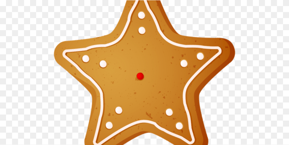 Cookies Clipart House Star Cookie, Food, Sweets, Gingerbread Png