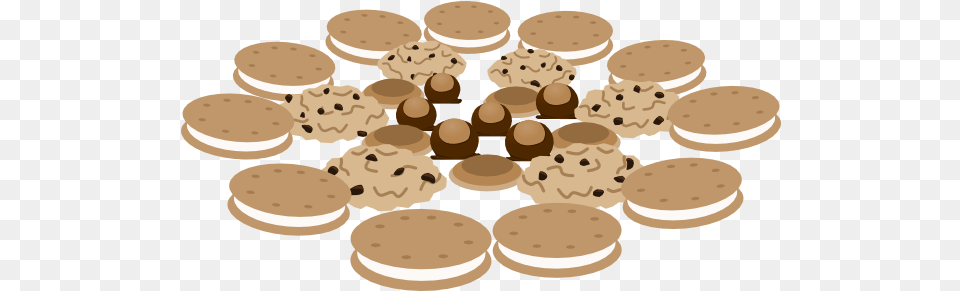 Cookies Clipart Treats Cute Borders Plate Of Christmas Cookies, Chandelier, Lamp, Food, Sweets Png Image