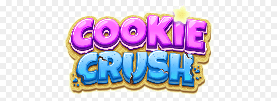 Cookies Crush Match, Purple, Food, Sweets, Text Free Png