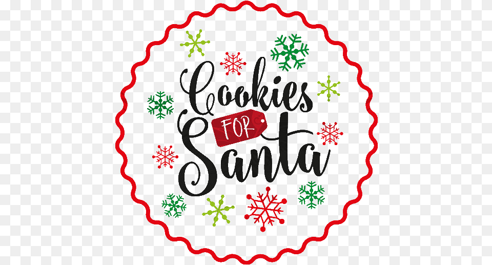 Cookies For Santa Plate Svg, Pattern, Birthday Cake, Cake, Cream Free Png Download