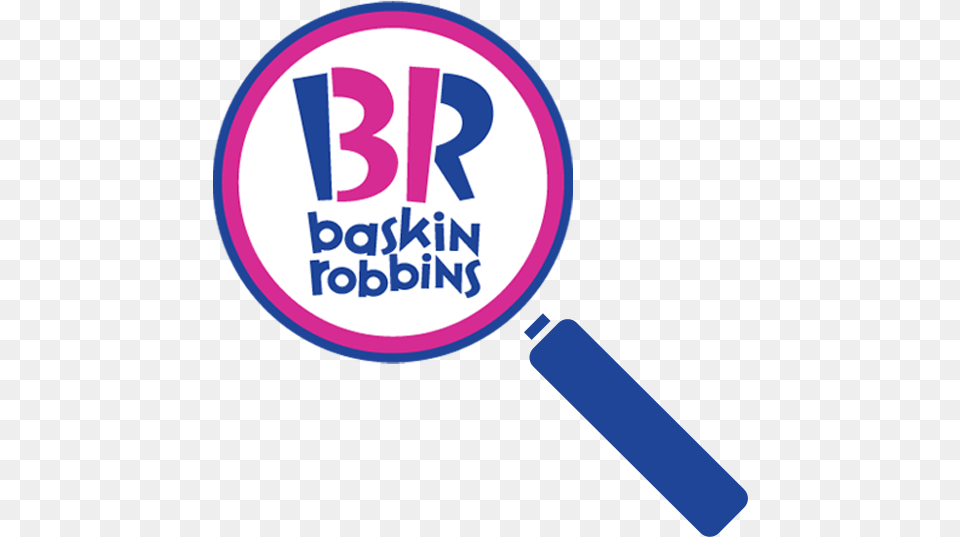 Cookies N Cream Baskin Robbins Ph Store Baskin Robbins Logo, Magnifying Free Png Download