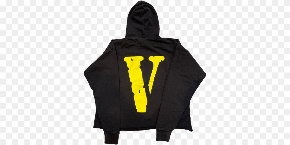 Cookiesandkicksla Vlone Black And White, Clothing, Hood, Hoodie, Knitwear Free Png Download