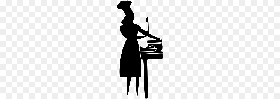 Cooking Silhouette, Person, Performer, Musician Free Png