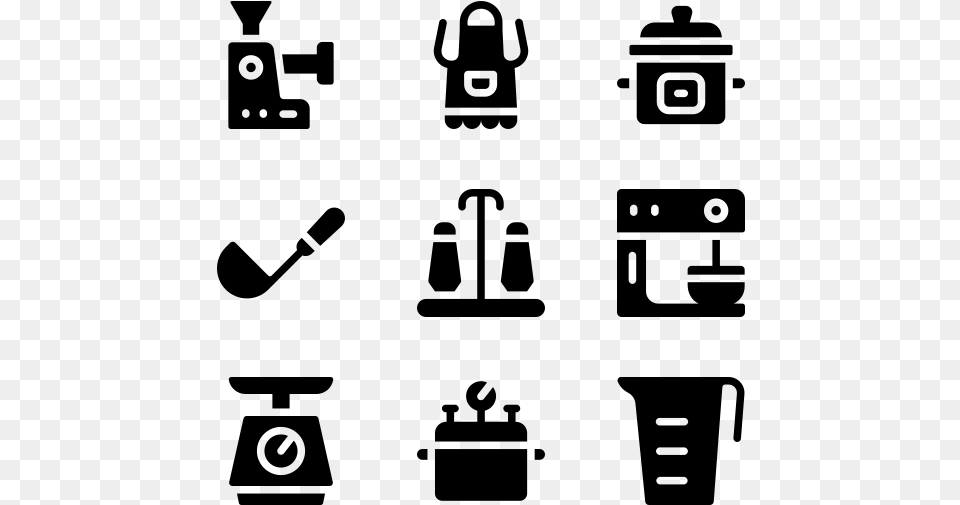 Cooking Beehive Icon, Gray Png