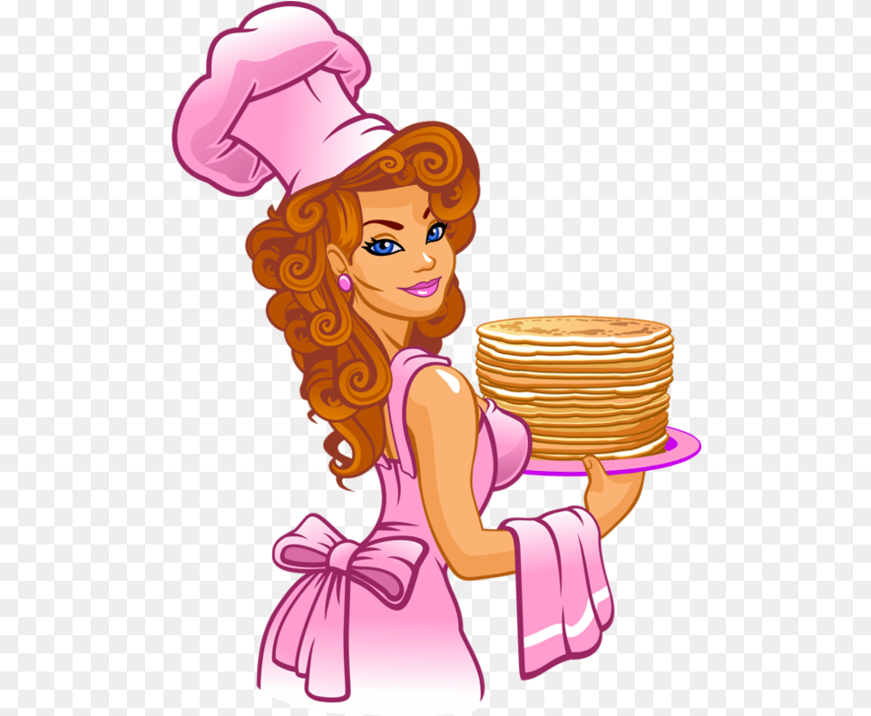 Cooking Chef Cartoon Girl, Baby, Person, Head, Face Free Transparent Png