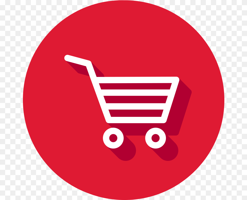 Cooking Classes Retail Icon Red, Shopping Cart, Disk Png Image