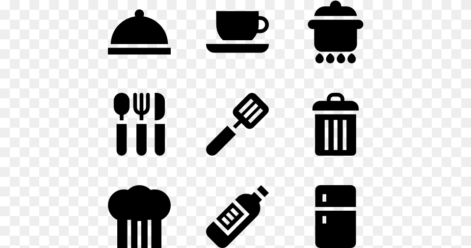 Cooking Clipart Cooking Symbol, Gray Free Transparent Png