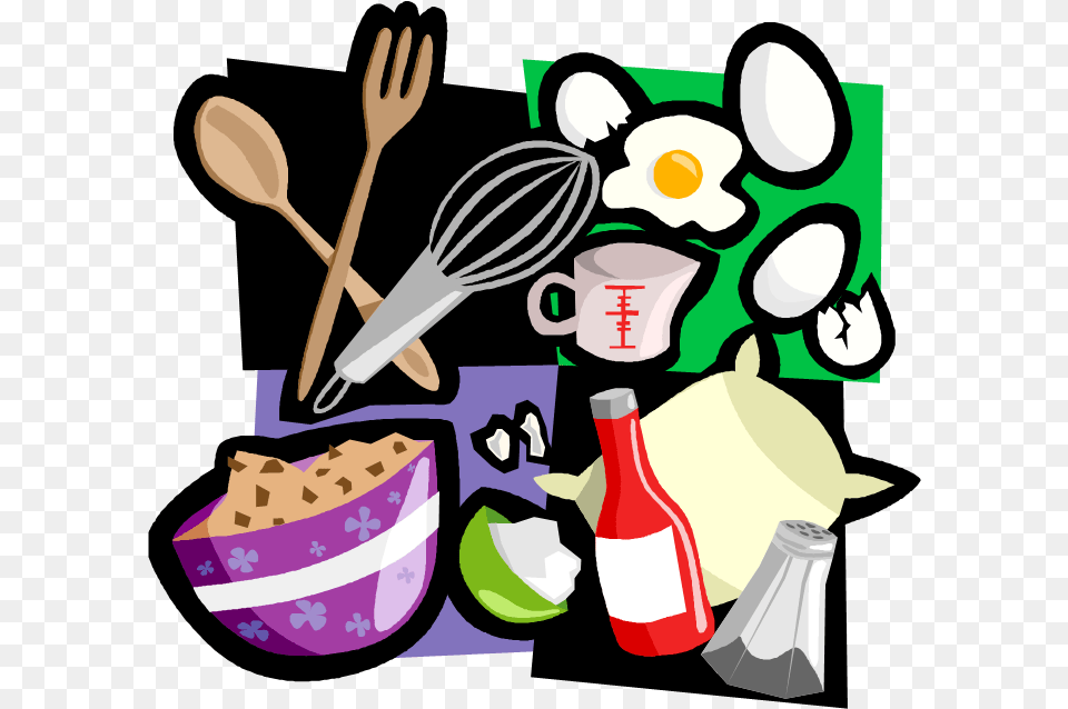 Cooking Food Technology Clipart, Cutlery, Fork, Spoon, Ketchup Png