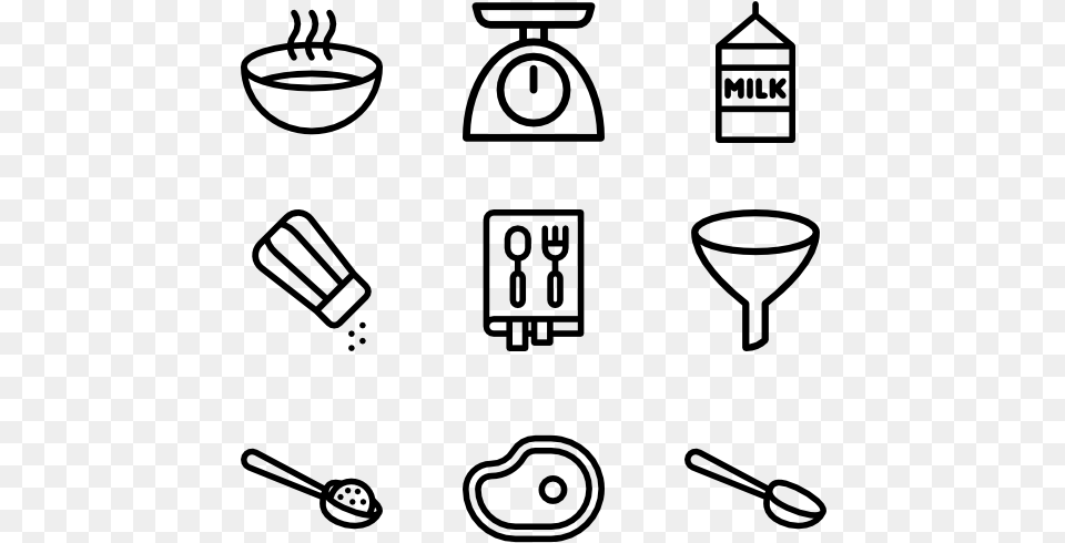 Cooking Instructions Cooking Instruction Icon Pack, Gray Free Transparent Png