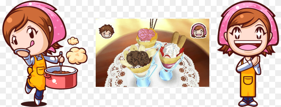 Cooking Mama 2 World Kitchen Game Wii, Publication, Book, Comics, Cream Png Image