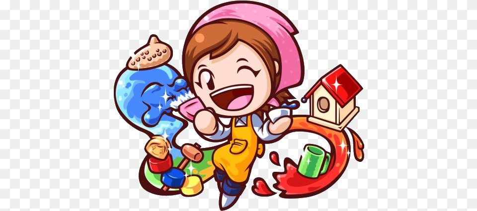 Cooking Mama Cooking Mama, Baby, Person, Face, Head Png Image