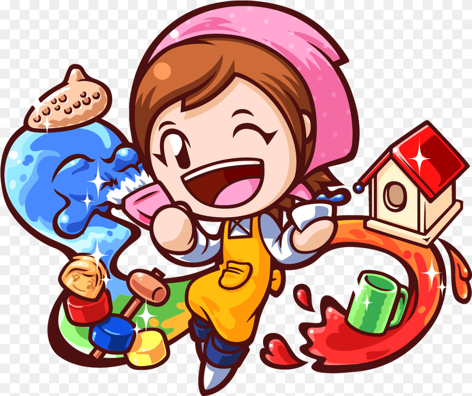 Cooking Mama Cute, Face, Head, Person, Baby Png Image
