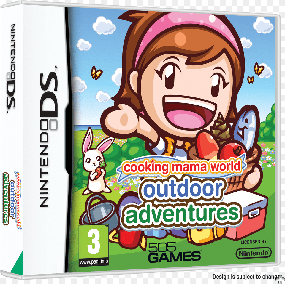 Cooking Mama World Outdoor Adventures, Advertisement, Face, Head, Person Free Transparent Png