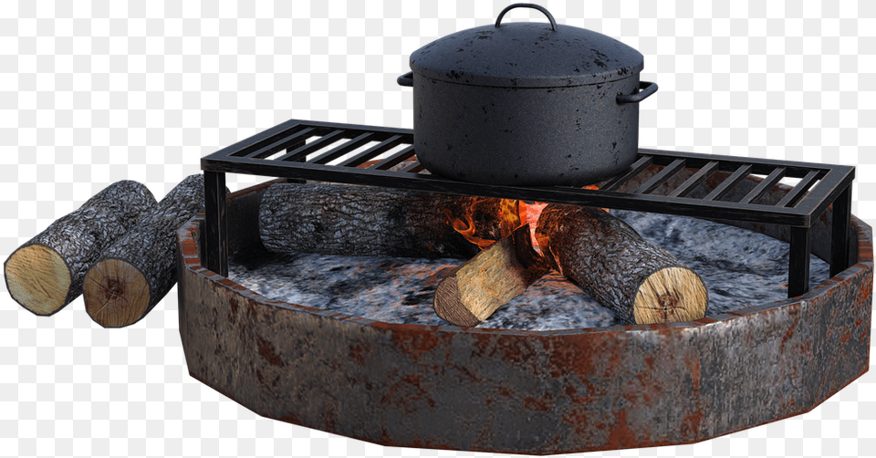 Cooking On Campfire, Food, Pot, Cooking Pot, Cookware Free Png
