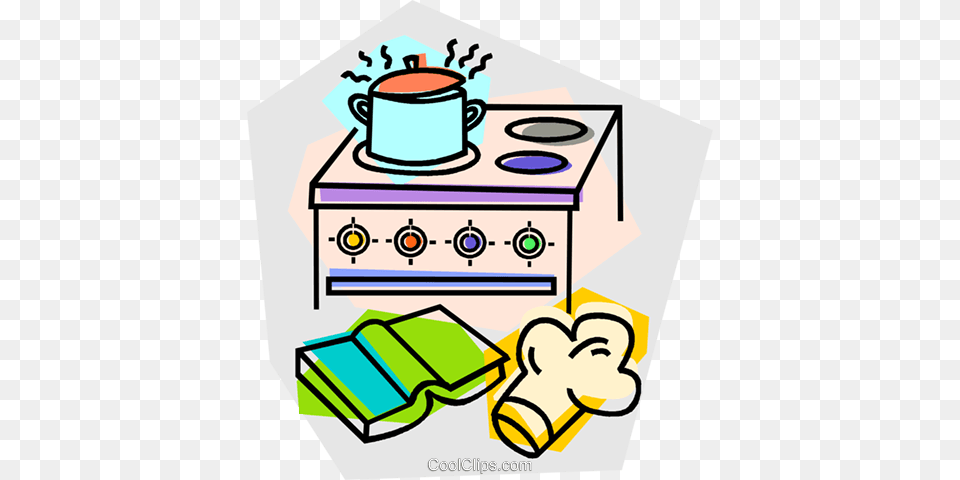 Cooking On The Stove Royalty Vector Clip Art Illustration, Beverage, Coffee, Coffee Cup, Electrical Device Free Png