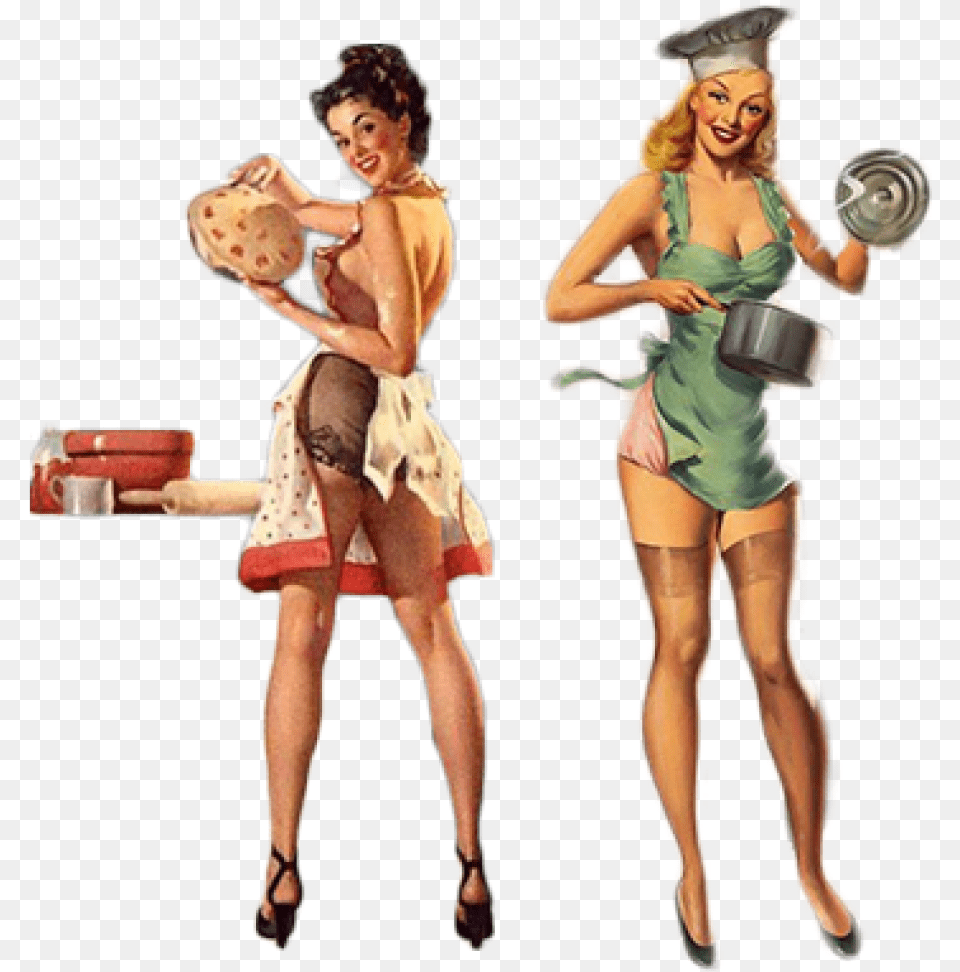 Cooking Pin Up Pie Pin Up Cooking, Adult, Person, Woman, Female Png Image