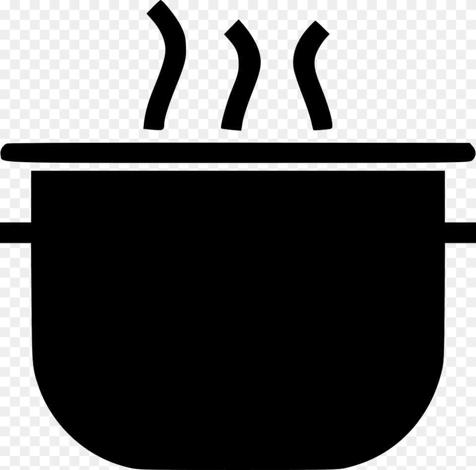 Cooking Pot, Cutlery, Stencil, Cookware, Bowl Free Png Download
