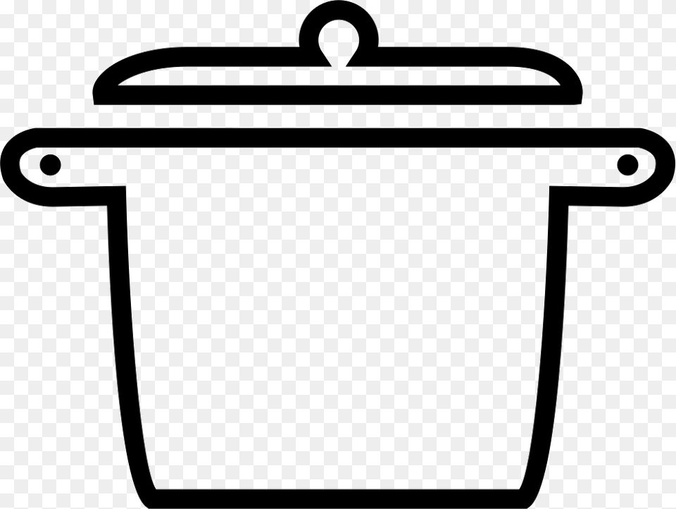 Cooking Pot Icon Download, Jar, Stencil, Appliance, Blow Dryer Png Image