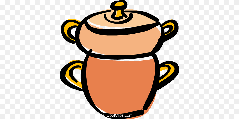 Cooking Pot Royalty Vector Clip Art Illustration, Jar, Pottery, Urn, Cookware Png Image
