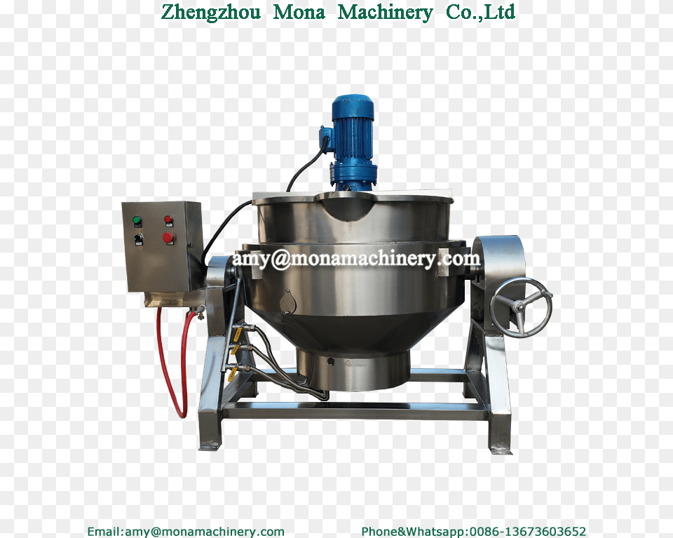 Cooking Pot With Mixerindustrial Electric Cooking Machine, Architecture, Building, Factory Free Png Download