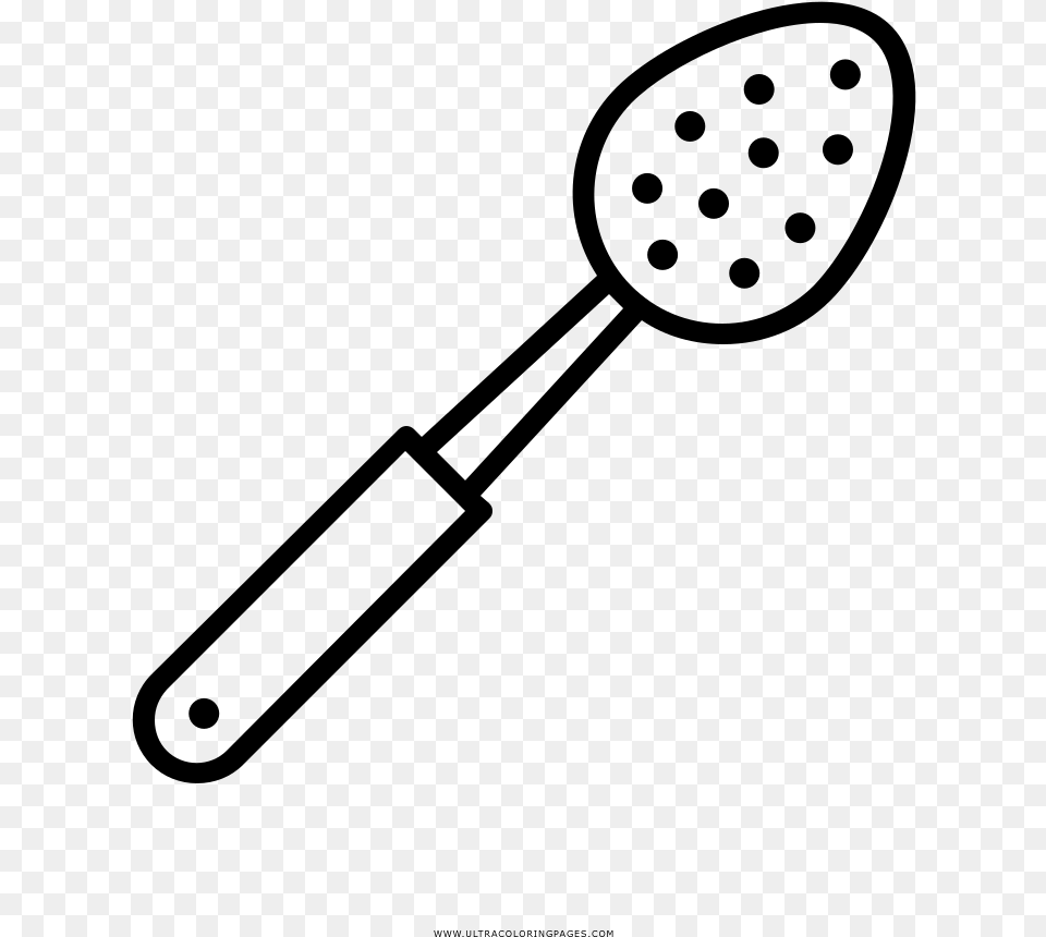 Cooking Utensils Coloring, Gray Free Png