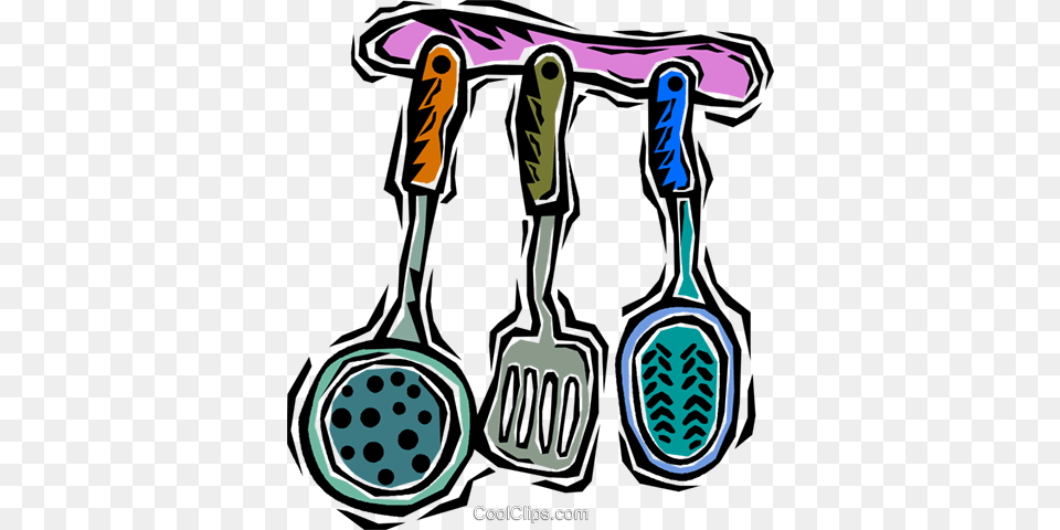 Cooking Utensils Royalty Vector Clip Art Illustration, Cutlery, Person Free Transparent Png