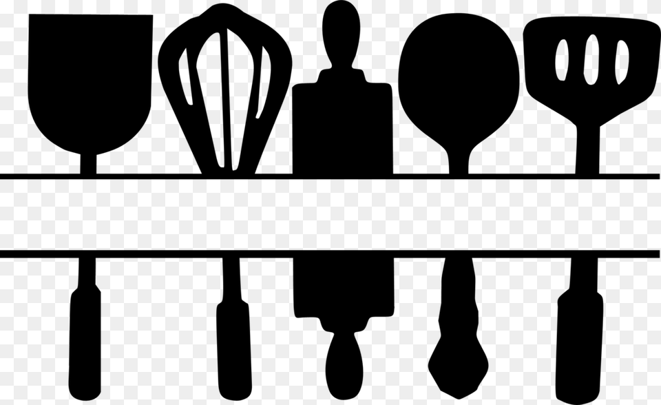 Cooking Utensils Svg, Gray Png Image