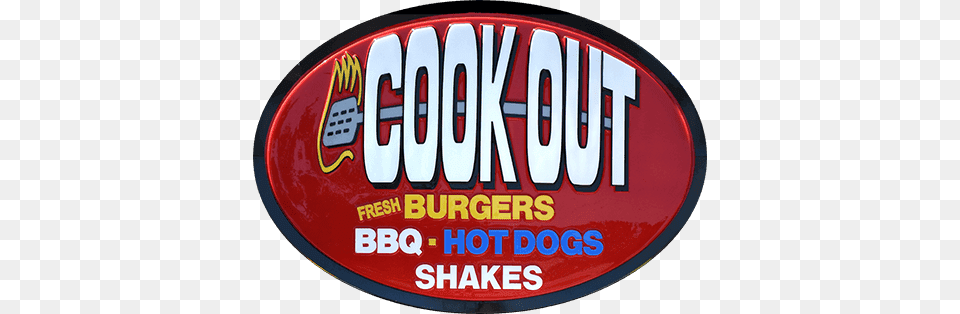 Cookout Sign Cookout Athens Ga, Logo, Disk Free Png Download
