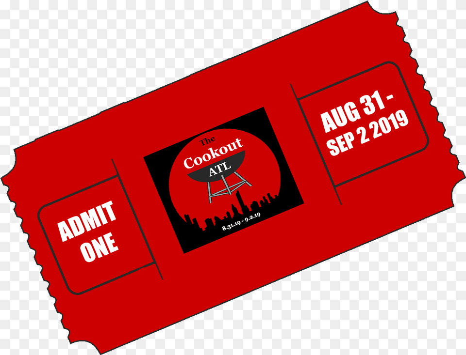 Cookout Ticket Stub Olympia Beauty, Paper, Text Free Png Download