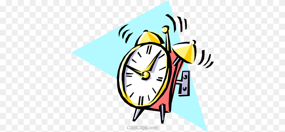 Cool Alarm Clock Royalty Free Vector Clip Art Illustration, Alarm Clock, Analog Clock Png