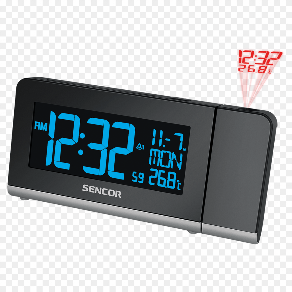 Cool Alarm Clocks Excellent Projection Alarm Clock Sencor Sdc 8200 Clock, Digital Clock, Computer Hardware, Electronics, Hardware Png