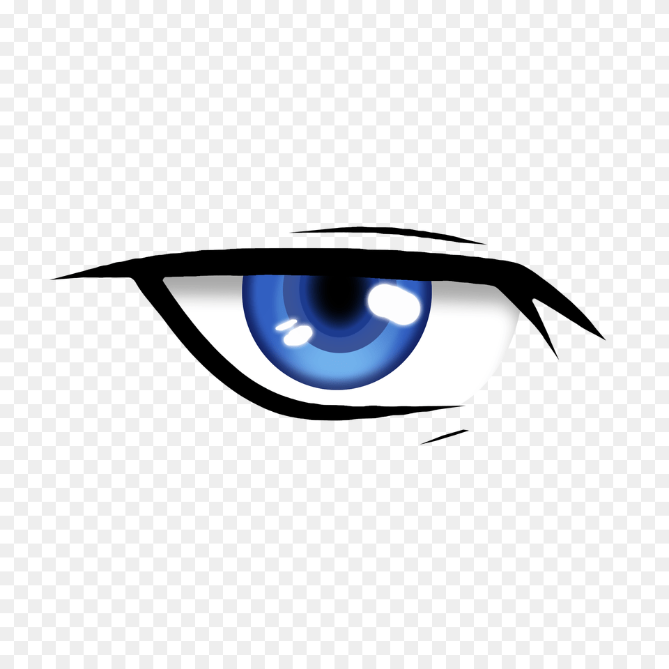 Cool Anime Eyes Image Blue Anime Eyes, Electronics, Contact Lens Free Png