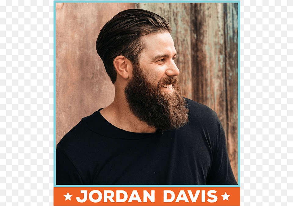 Cool Anymore Jordan Davis, Adult, Beard, Face, Head Png Image