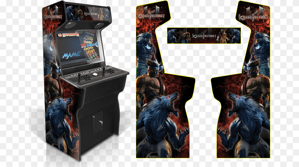 Cool Arcade Cabinet Graphics, Adult, Person, Man, Male Free Transparent Png