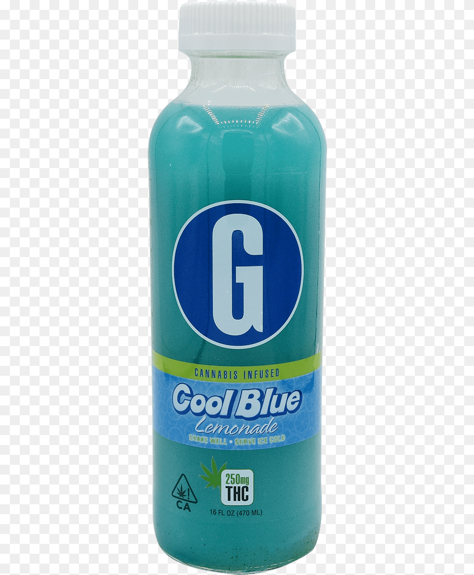 Cool Blue Cannabis Infused Lemonade, Bottle, Alcohol, Beer, Beverage Free Transparent Png