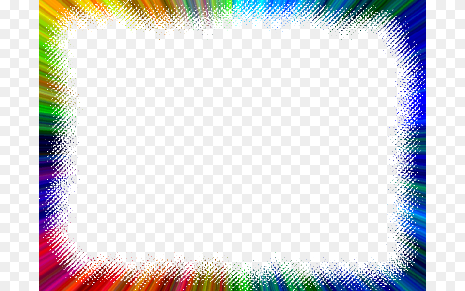 Cool Border Frame Rainbow Frame, Art, Graphics, Light Free Png Download