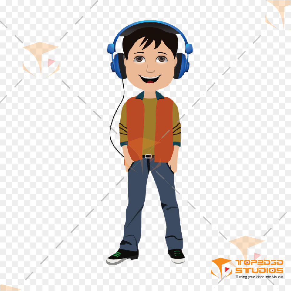Cool Boy Character Design, Child, Person, Male, Photography Free Png Download