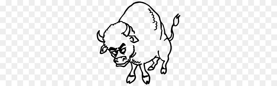 Cool Buffalo Stickers Decals Customizable Durable, Animal, Mammal, Wildlife, Baby Free Png Download