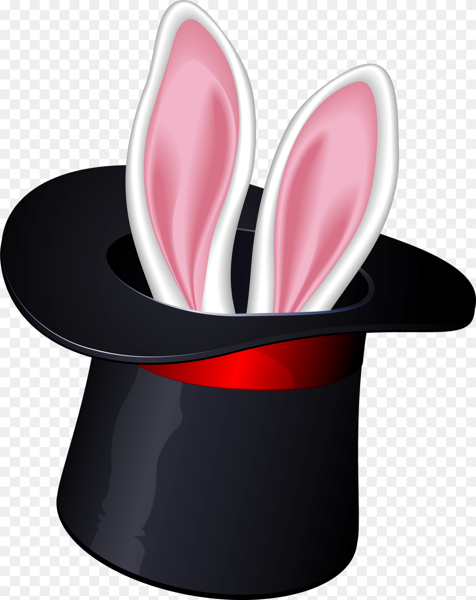 Cool Bunny Magic Hat Clipart Magic Top Hat Clip Art, Cutlery, Spoon, Magician, Performer Free Transparent Png