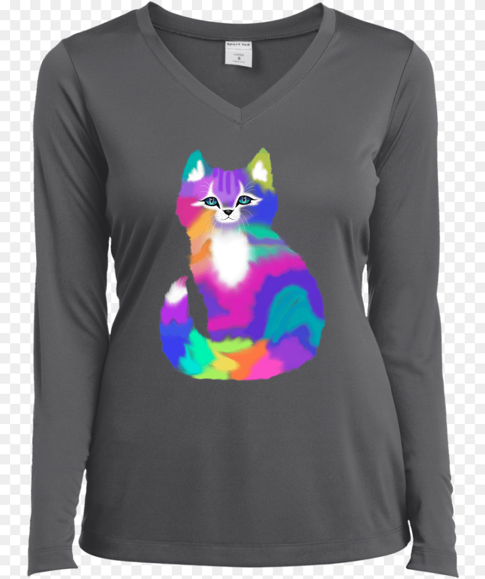 Cool Cat Born In October, T-shirt, Sleeve, Clothing, Long Sleeve Free Transparent Png
