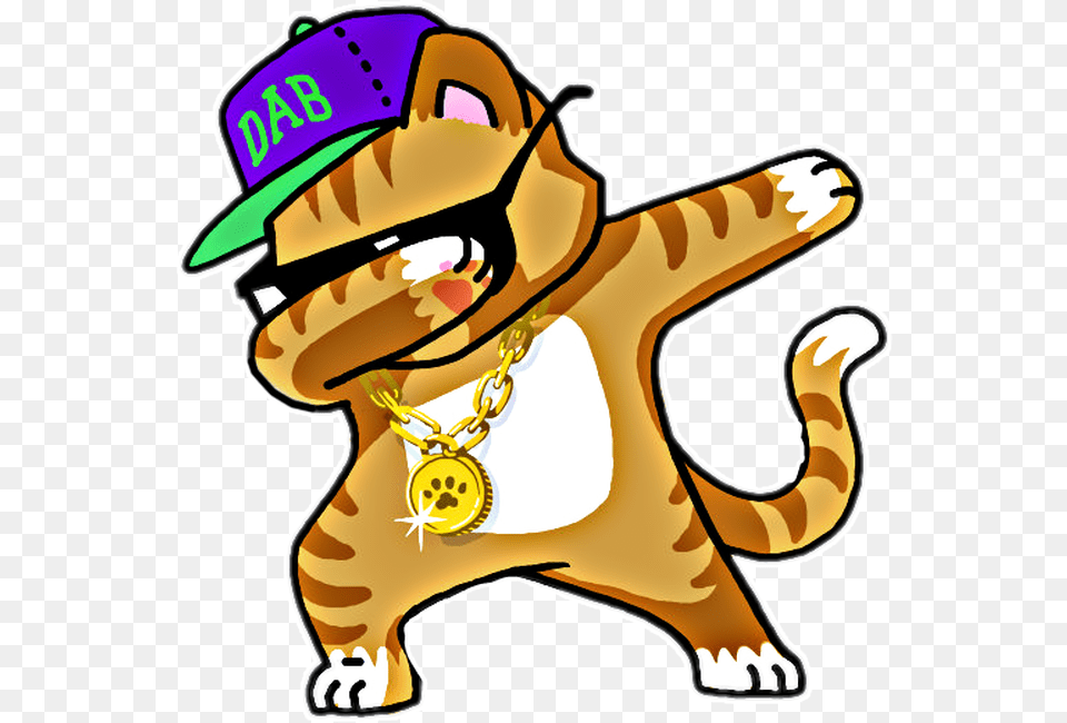Cool Cat Dab Dabbing Cat, Baby, Person Free Png Download