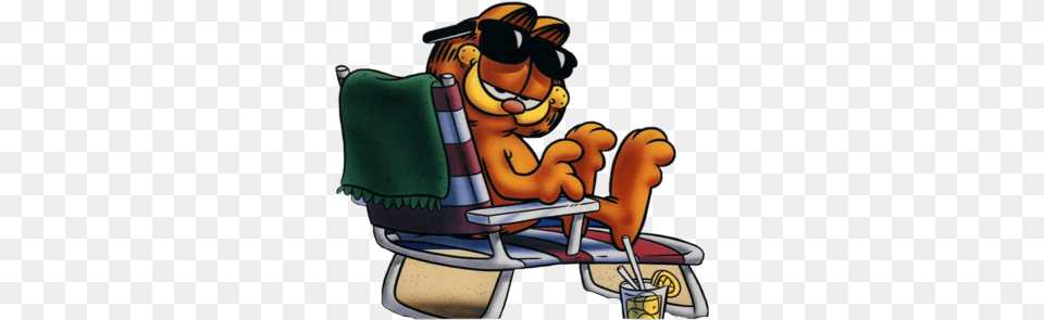 Cool Cat Garfield, Cartoon Free Transparent Png