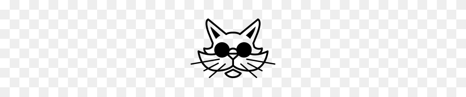 Cool Cat Icons Noun Project, Gray Free Png Download
