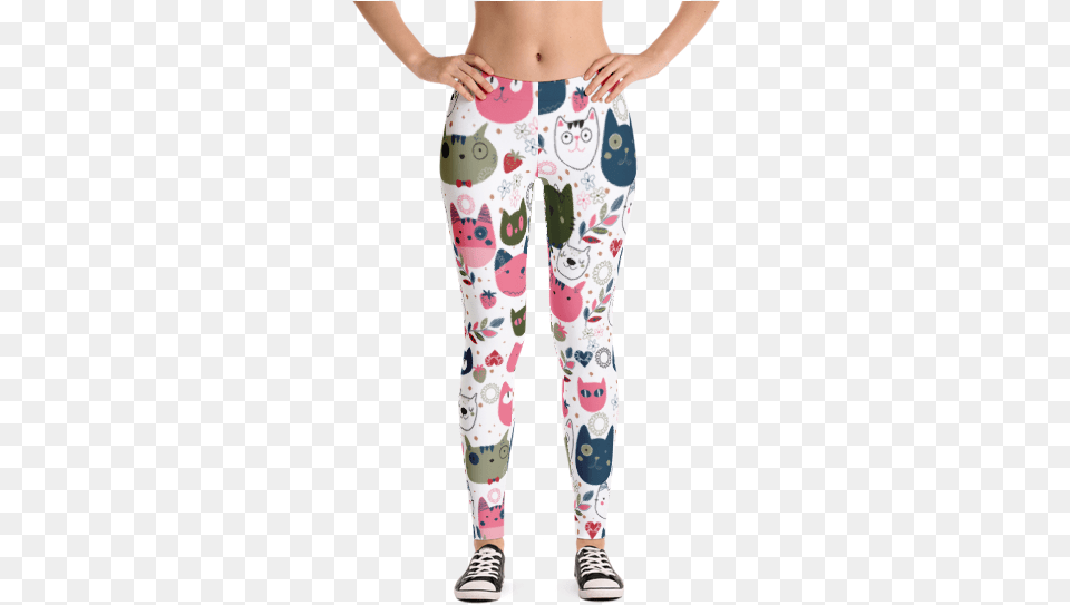 Cool Cat Leggings Sunflowers Cafe Online Store Powered Cat Leggings, Clothing, Hosiery, Pants, Tights Free Png