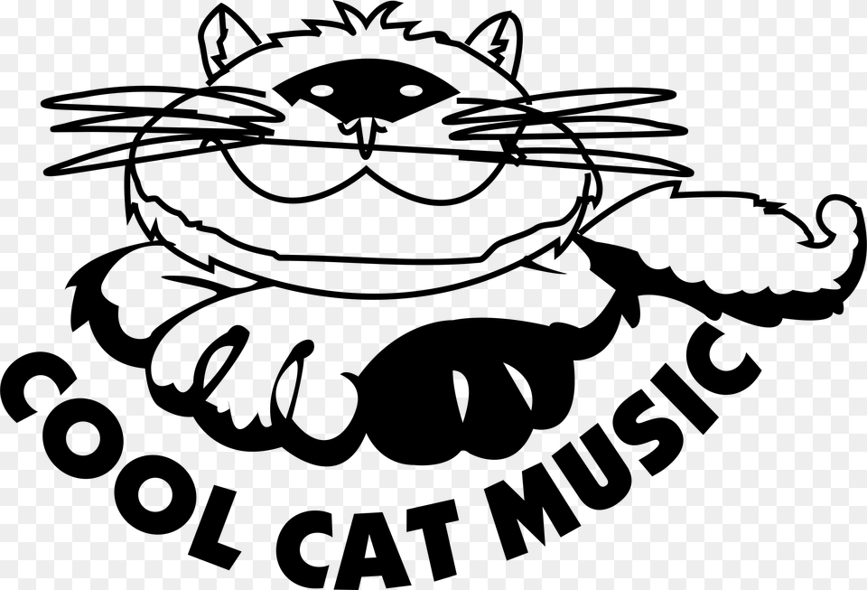 Cool Cat Music Logo Transparent Cat Music, Gray Png