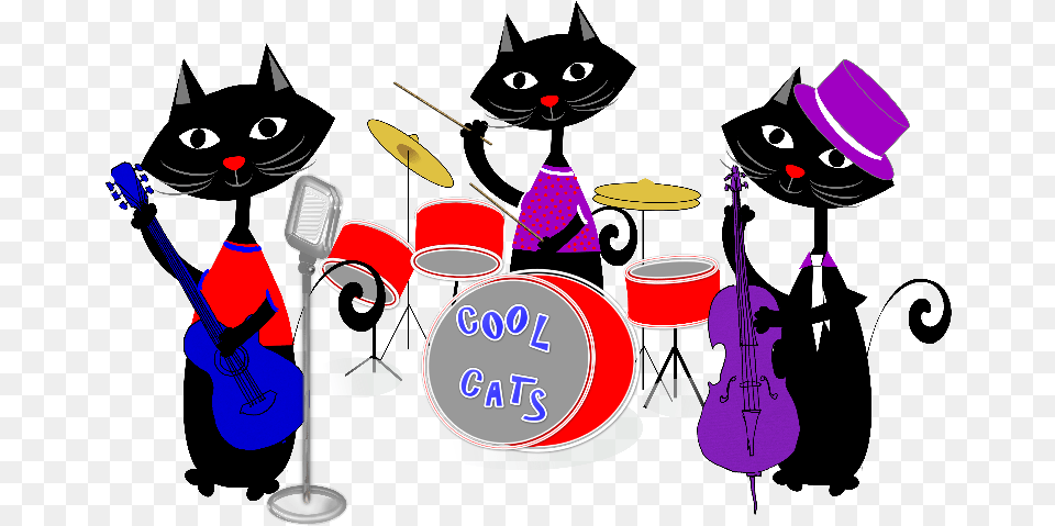 Cool Cats Rock Band, Guitar, Musical Instrument, Adult, Female Png Image